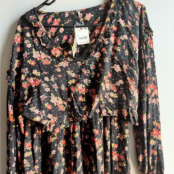NWT Free People Secret Garden Set Floral Boho Western Cottagecore size small - Picture 9 of 10